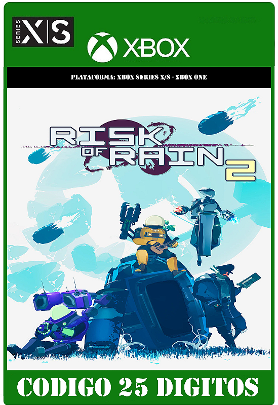 Xbox One Risk Risk of Rain 2 - Xbox One / Series X|S (Código 25 Dígitos) Mídia ...
