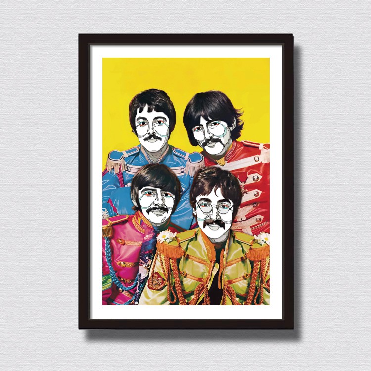 Quadro Beatles │ Decoração Pop Arte Autêntica e Moderna │ Loja