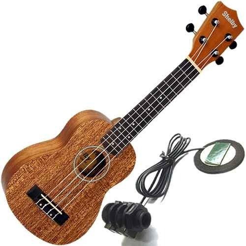 Ukulele Soprano El trico Com Captador Embutido Su21m Shelby Com 10
