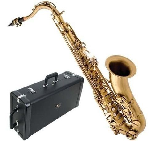 Sax Tenor Em Sib Envelhecido Com Case Luxo St503 Vg Eagle Com 10