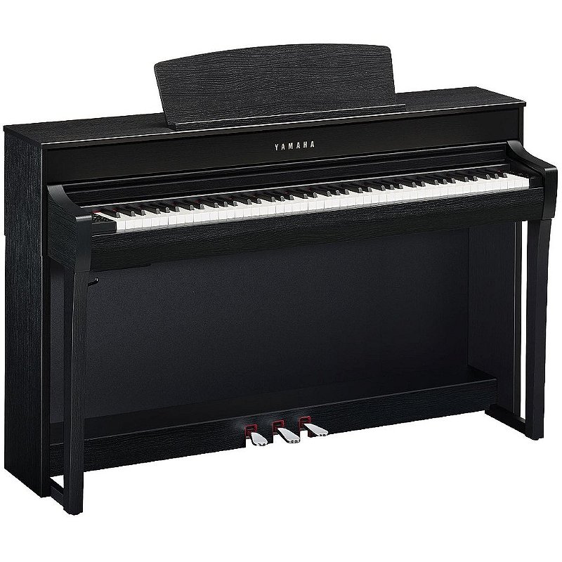 Piano Digital Yamaha CLP745 Clavinova Black Com 10 OFF na Maior Loja