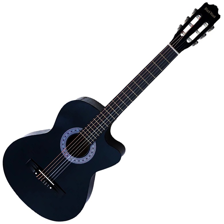 Violão Acústico Nylon Austin MAG6NB Blackwood 39 Com Cutaway Preto