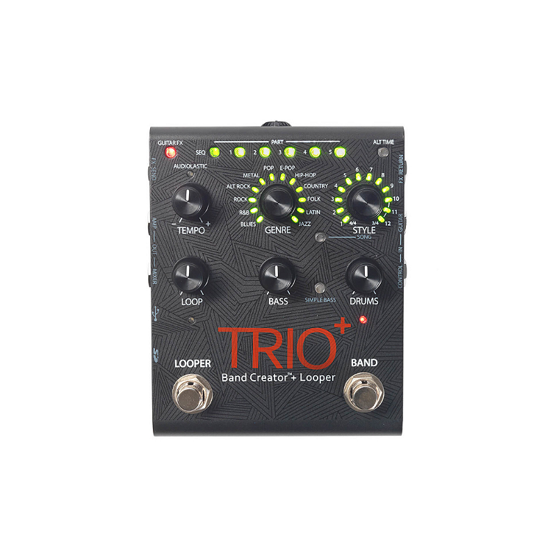 Pedal Band Creator Digitech Trio Plus V - Looper com Backing