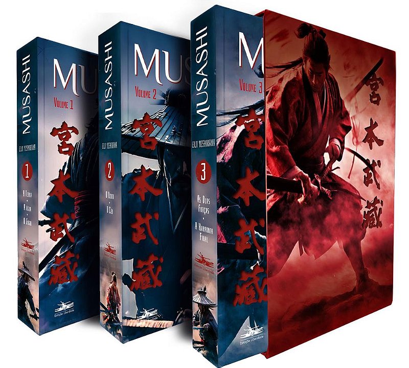 Tomo　Musashi acsspro トリファイドシャフト　エクステ MUSASHI - BOX 3 VOLUMES - ESTACAO LIBERDADE - Joreli Livraria e