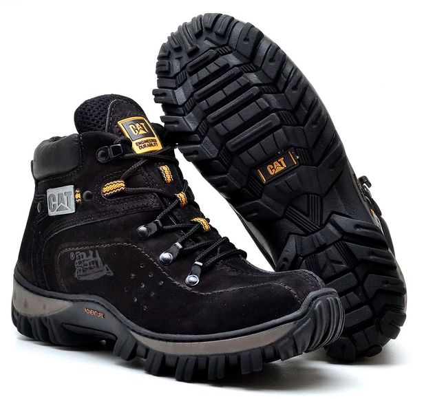 bota caterpillar adventure preta