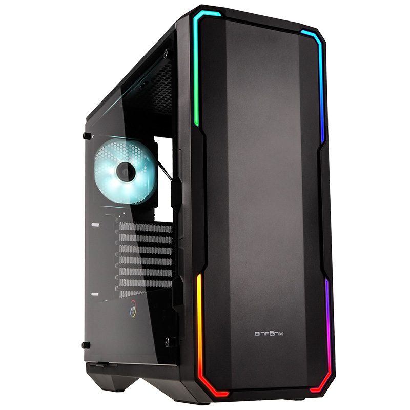 Gabinete Gamer Bitfenix Enso Mid Tower Vidro Lateral