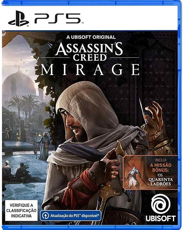 JOGO ASSASSIN'S CREED MIRAGE - PS5 - MIDIA FISICA - DS Games Atibaia