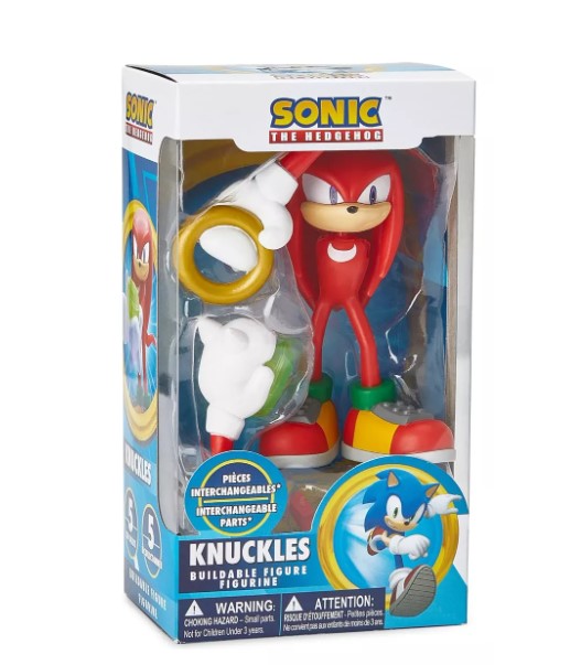 Boneco Colecionável Action Figure Knuckles: Sonic The Hedgehog