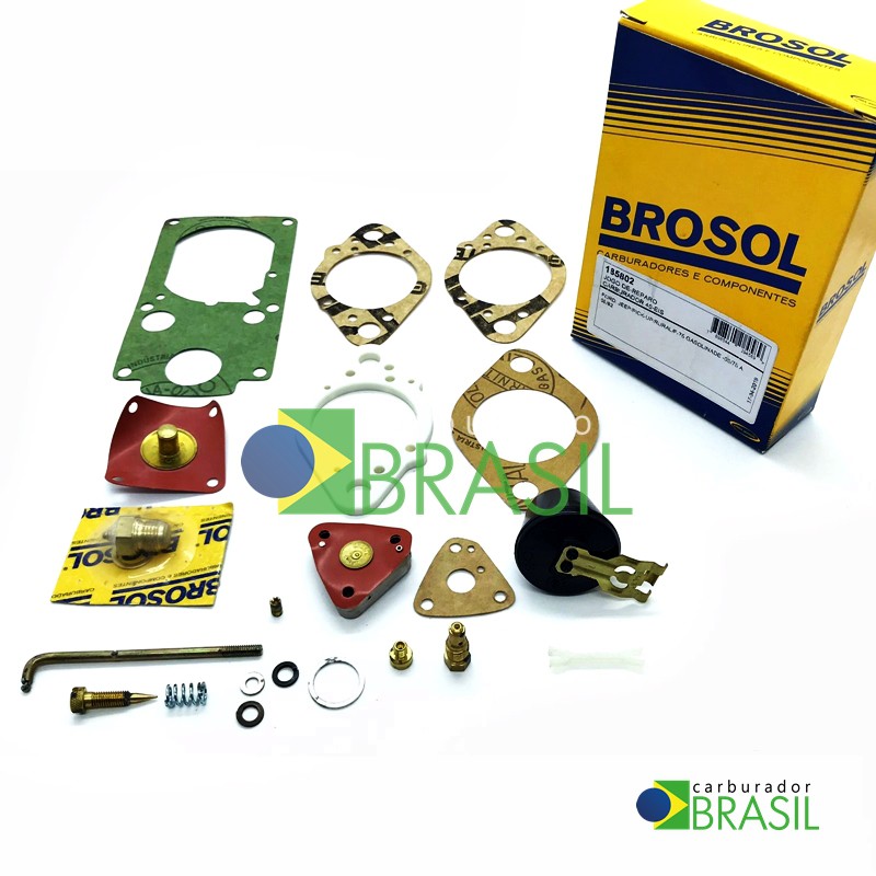 Sistema Afogador Carburador Brosol 3e Usado Epoca Raro