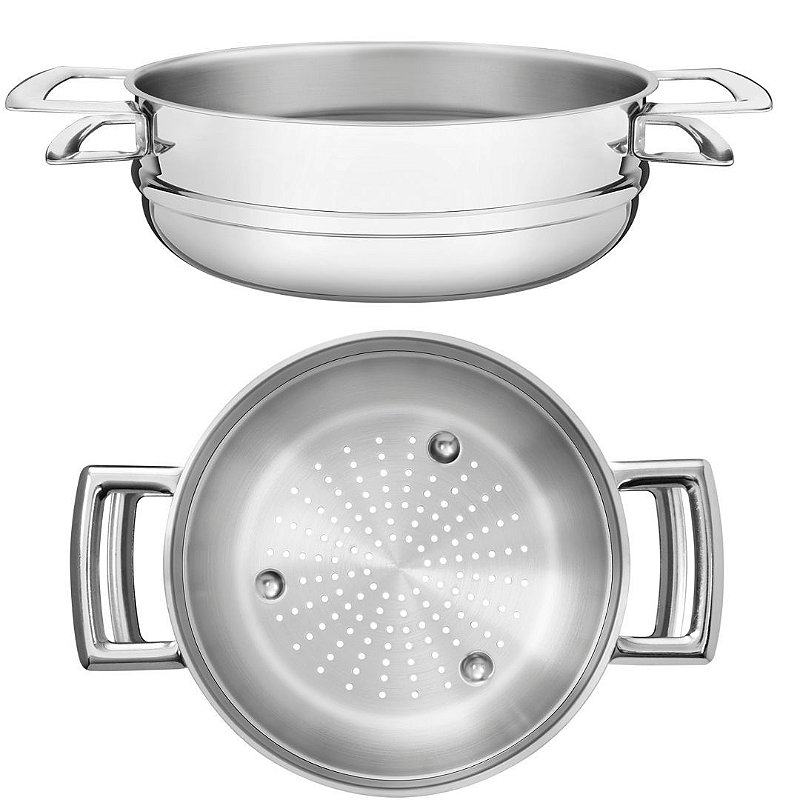 Cozi-Vapore Brava Tramontina Stainless Steel With Handle 20 Cm 2.2 L  62410200