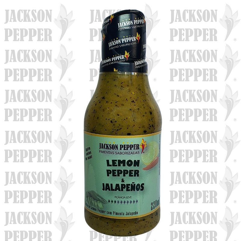 Lemon Pepper e Jalapeños 1 Und. Jackson Pepper