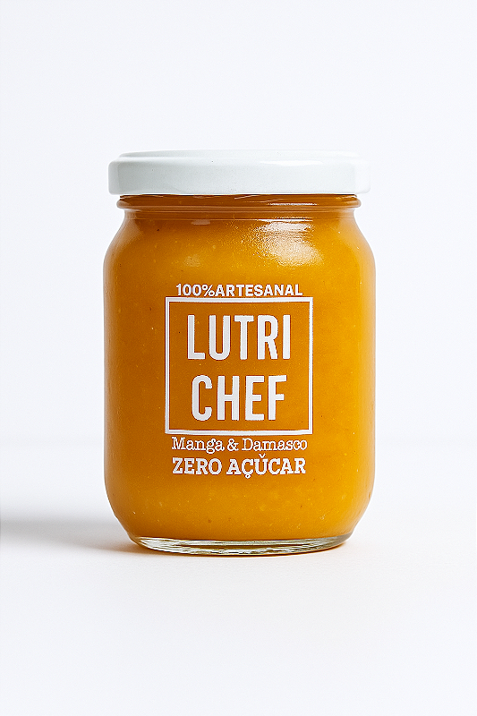 Geleia ZERO AÇÚCAR 100% fruta - Manga com Damasco
