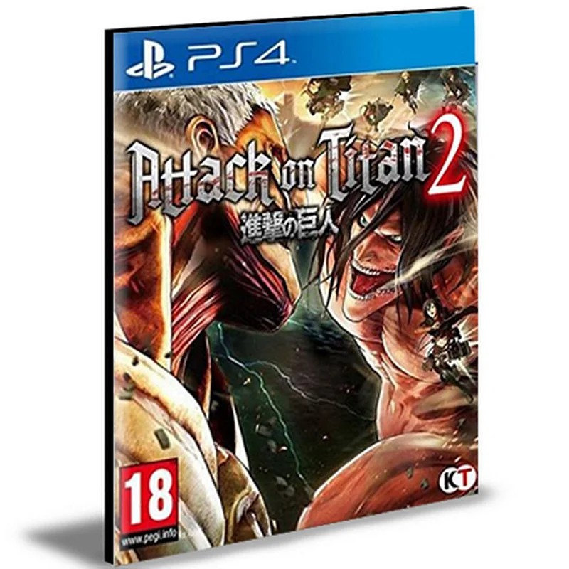 Attack On Titan 2 Ps4 e Ps5 Mídia Digital - Rafa Gamer