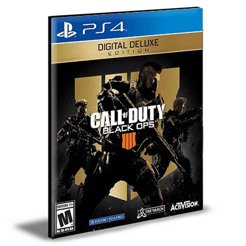 Call of Duty Black Ops 4 - Digital Deluxe Português Ps4 e Ps5 Call of Duty Black Ops 4 - Digital Deluxe Português Ps4 e Ps5