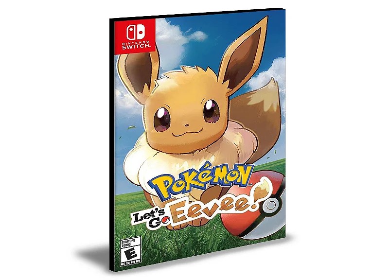 Pokémon Let's Go Eevee Nintendo Switch Mídia Digital - Rafa Gamer