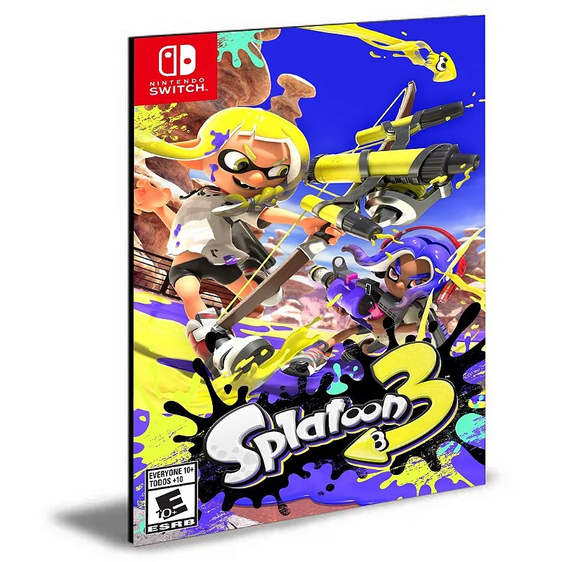 Splatoon 3 Nintendo Switch Mídia Digital - Rafa Gamer