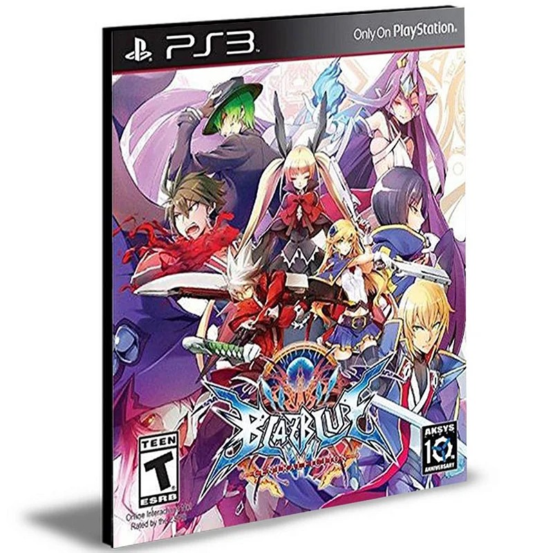 Blazblue Central Fiction Ps3 Mídia Digital - Rafa Gamer