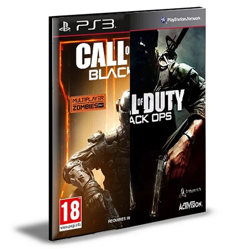 CALL OF DUTY BLACK OPS 3 + BLACK OPS 1 PS3 MÍDIA DIGITAL Rafa Gamer