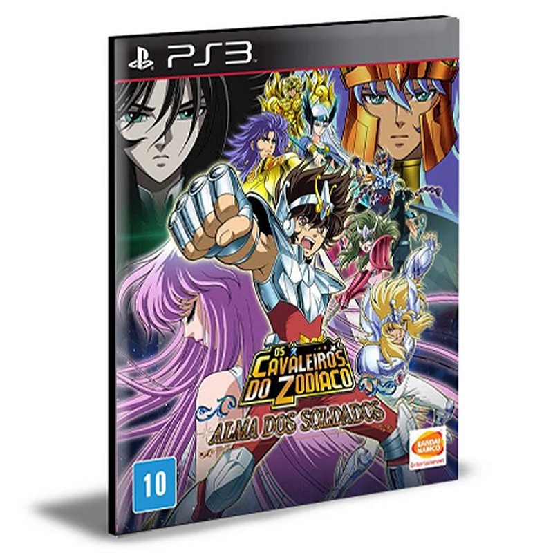 Cavaleiros dos zodíacos Almas dos Soldados PS3 MÍDIA DIGITAL