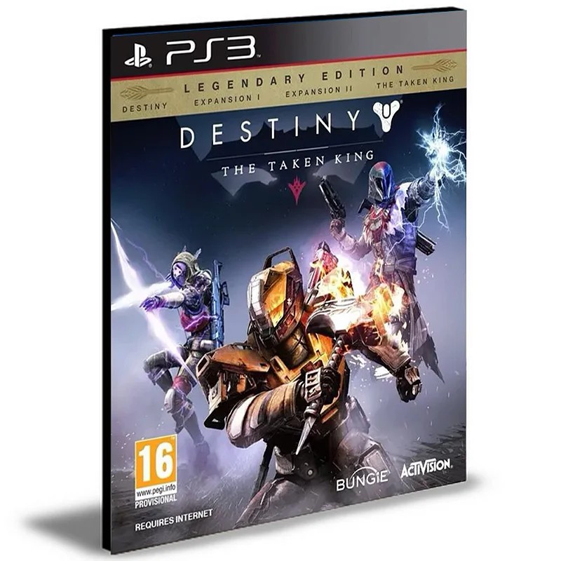 DESTINY THE TAKEN KING LEGENDARY EDITION PS3 MÍDIA DIGITAL - Rafa