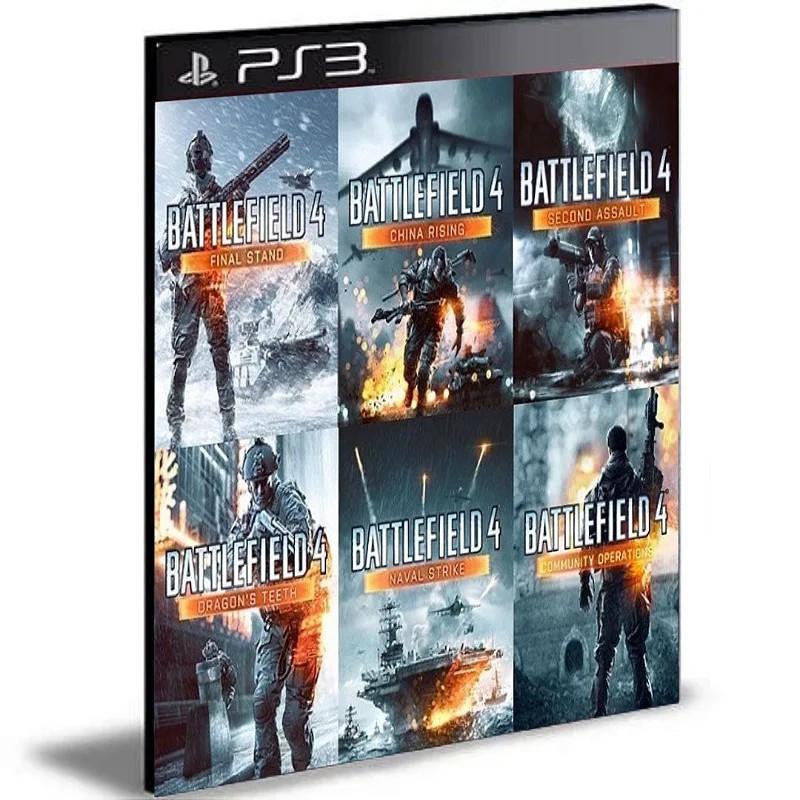 Dlcs Battlefield 4 Premium PS3 PSN Mídia Digital - Rafa Gamer