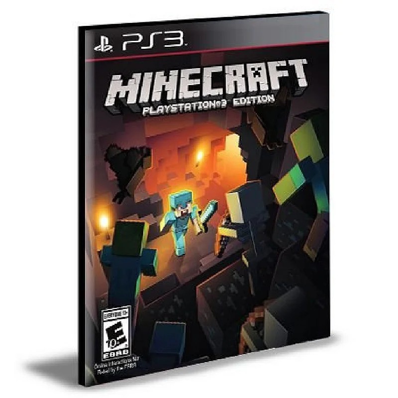 MINECRAFT PORTUGUÊS PS3 MÍDIA DIGITAL - Rafa Gamer