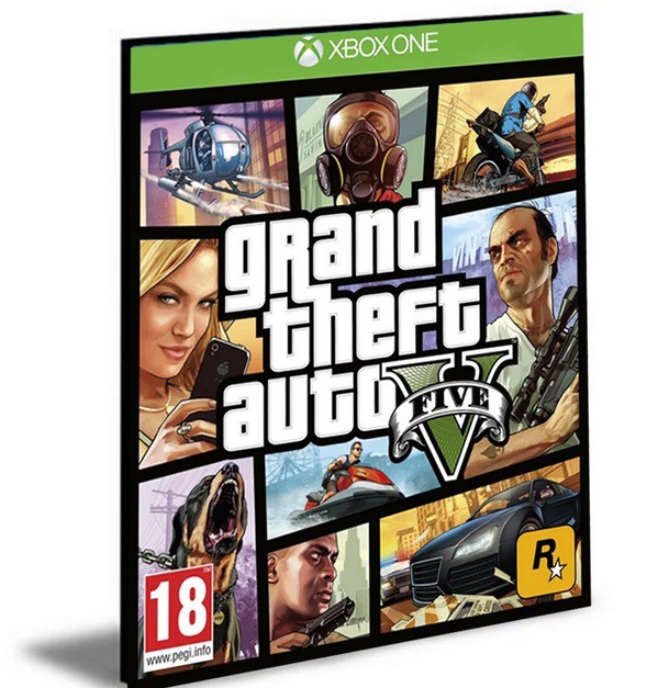 GTA V 5 Xbox One e Xbox Series X|S MÍDIA digital - Rafa Gamer