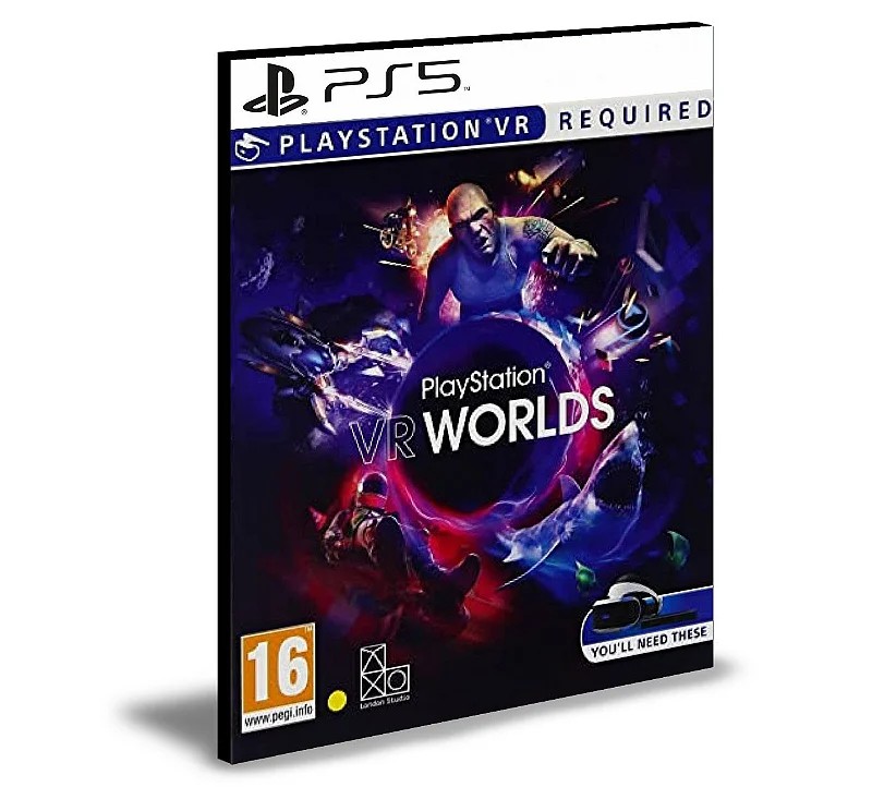 PLAYSTATION VR WORLDS PS5 MÍDIA DIGITAL - Rafa Gamer