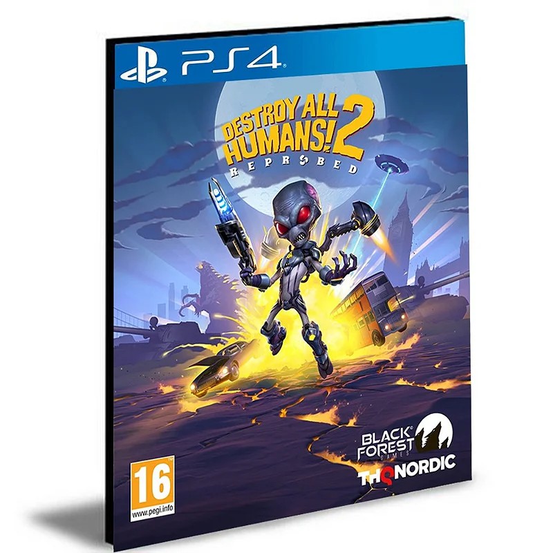 Destroy All Humans! 2 - Reprobed Ps4 Mídia Digital - Rafa Gamer