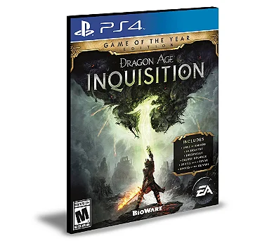 Dragon Age Inquisition - Game of the Year Edition Ps4 e Ps5 Psn Mídia ...