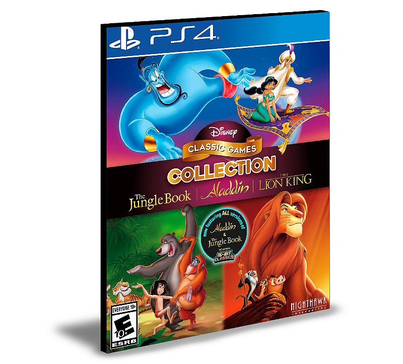 Disney Classic Games Collection Ps4 e PS5 Mídia Digital - Rafa Gamer
