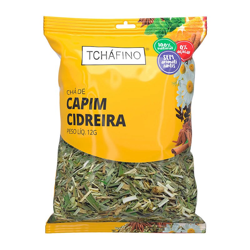 Chá de Capim Cidreira - Granel 12g - TCHÁFINO