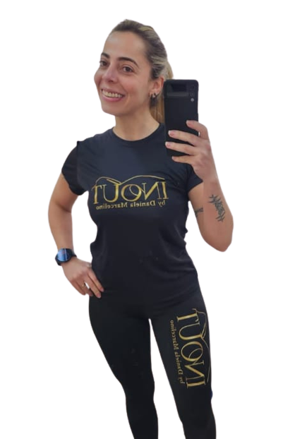 Kit Fitness Camiseta e Calça Feminina Academia personalizada Ser