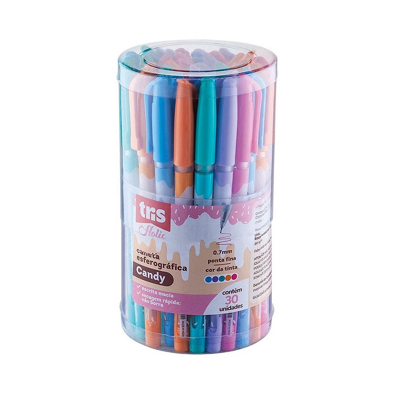 Caneta Holic FOF CANDY - PT 30 UND - TRIS - Atacado Mabel