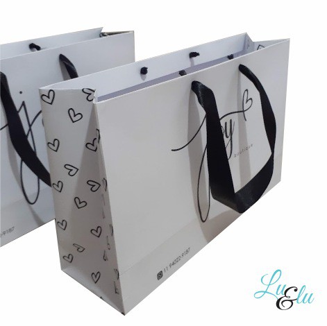 Sacolas de Papel Personalizadas para Festas, Feiras, Eventos e Lojas ...