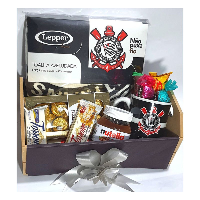 Cesta de Presente Luxo Times de Futebol Escolha seu Time - Cesta de ...