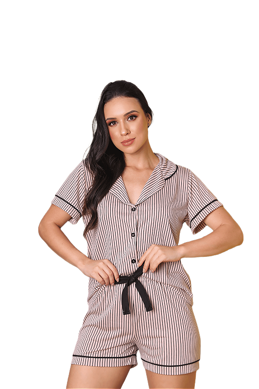 Pijama americano estampado