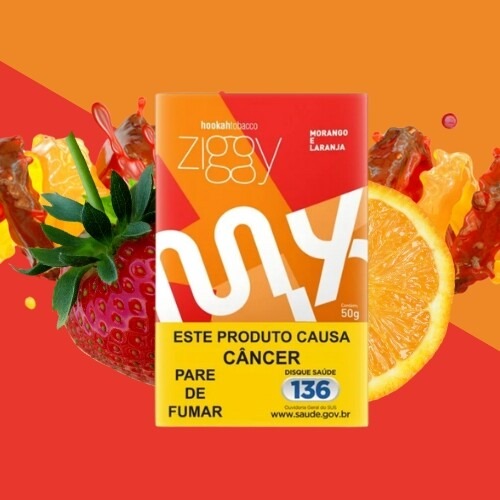 Essência hookahtobacco Mix laranja e morango - Ziggy
