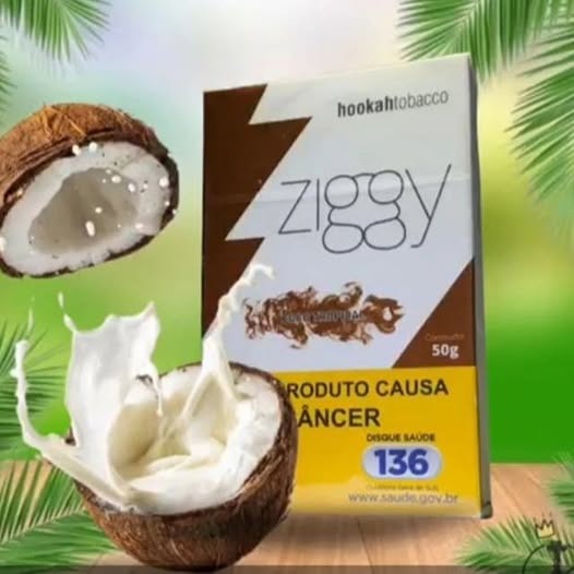 Essência hookahtobacco Coco Tropical - Ziggy - Tabacos Dalberto