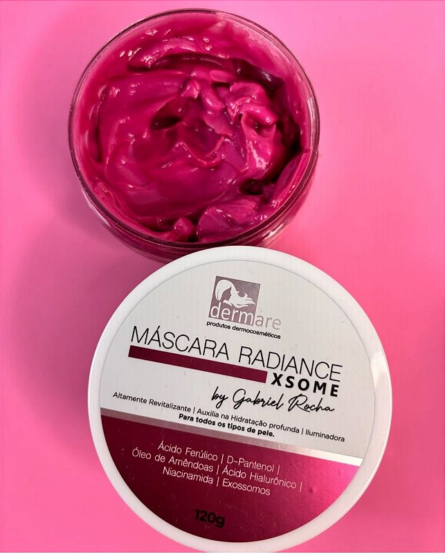 MÁSCARA DERMARE RADIANCE 120g - LOJA ROSA