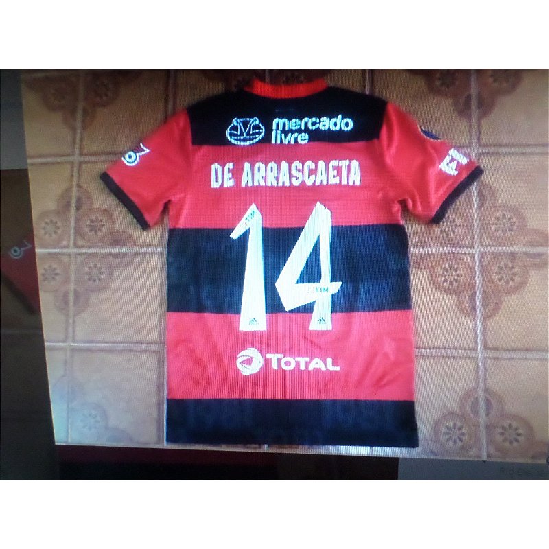 Camisa Flamengo Rubro Negra Jogo Final Carioca Numero 14 De Arrascaeta  Tamanho P - RONNIE ESPORTES 10