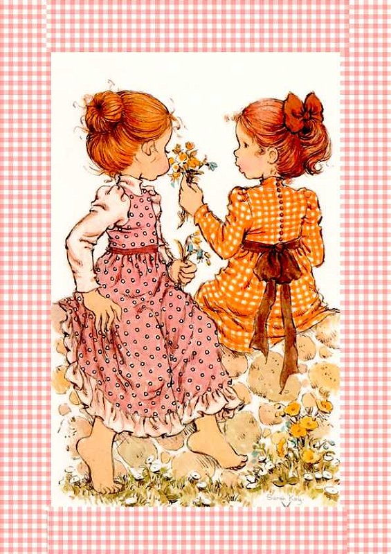 Papel de carta Reedição duas meninas