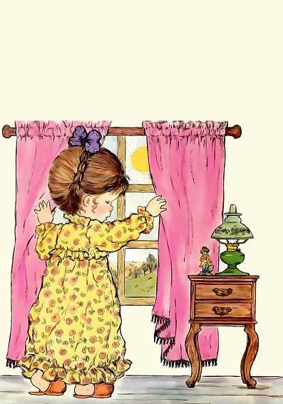 Papel de carta Menina Amanhecer