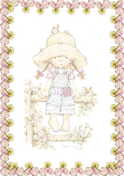 Papel de carta menina clarinho e flores vívidas