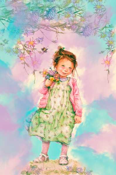 Papel de carta Menina Lisi