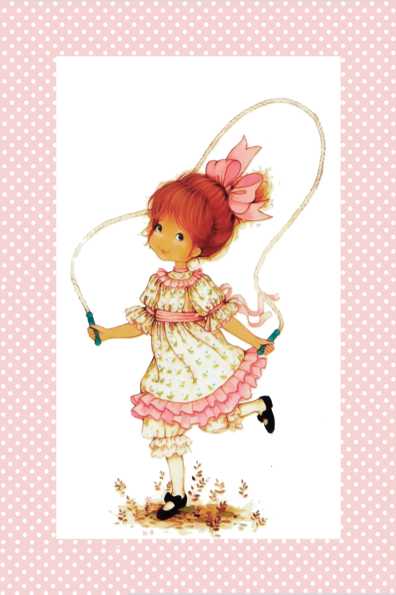 Papel de Carta menina vintage art big