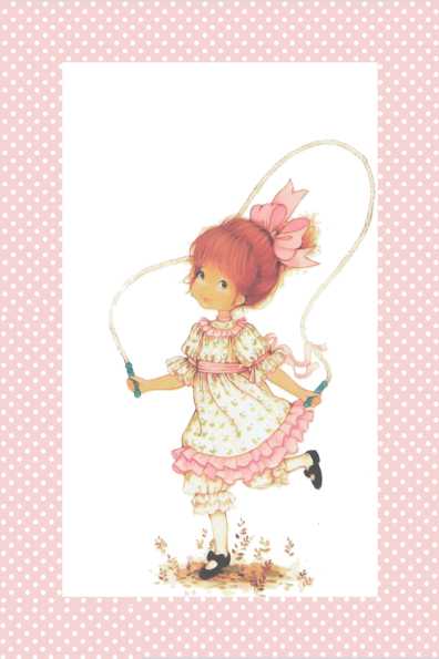 Papel de carta menina vintage art big clarinho