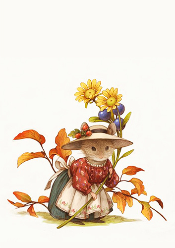 Papel de carta Ratinha art big