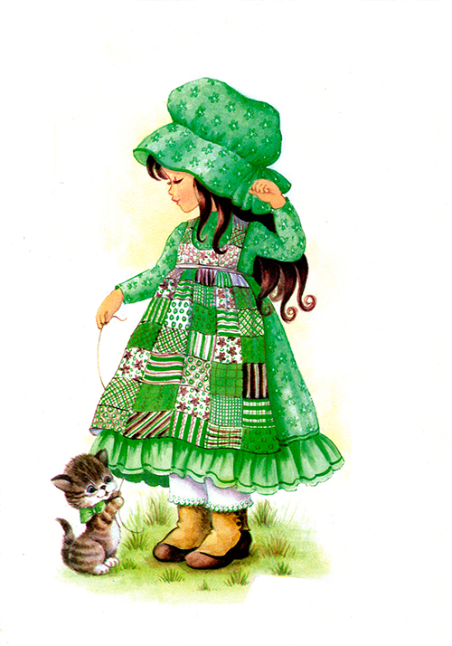 Papel de carta menina anos 80