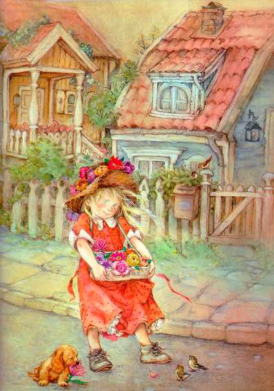 Papel de carta menina Lisi